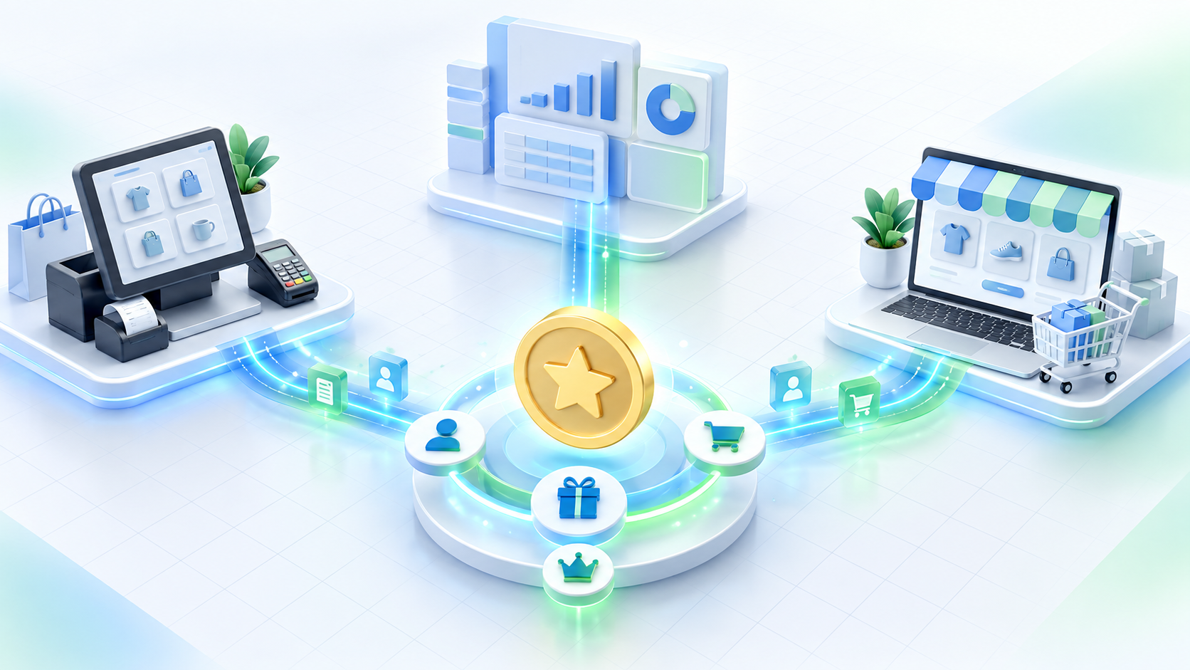 Integrazione di programmi fedeltà con ERP, POS e e-commerce